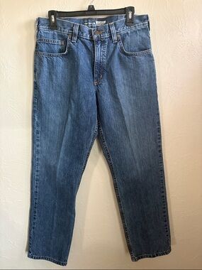 Carhartt Men's Relaxed Fit Jeans in Blue Denim